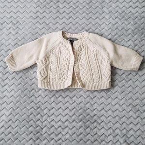 Baby Girls Button up Sweater